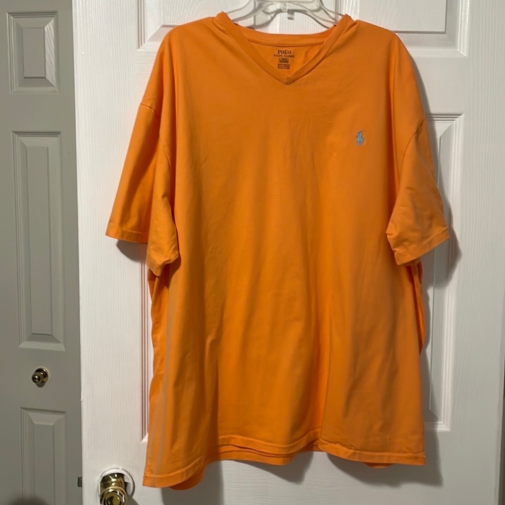 Men’s Polo by Ralph Lauren T-Shirt, Size 2XB, Color: Orange